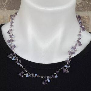 Sterling Silver & Amethyst Beaded Artisan Necklace